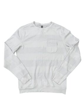 Vuori Jeffreys Pullover Textured Stripe Crewneck